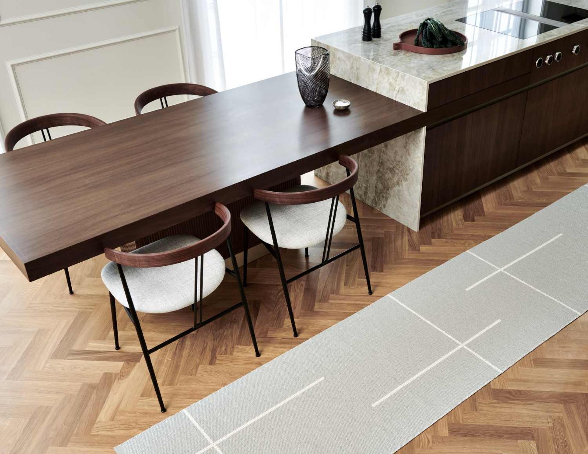 Fred Synthetic rug 70 x 270 cm Pappelina