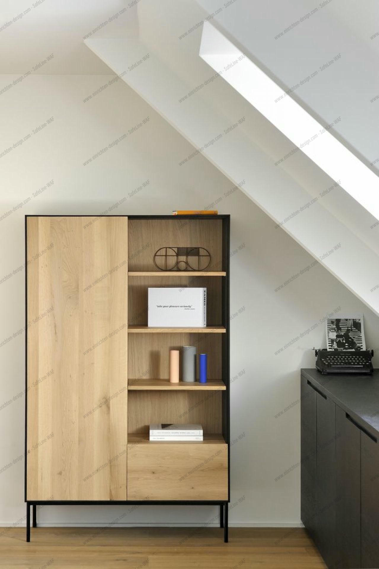 Blackbird storage cupboard Oak Ethnicraft