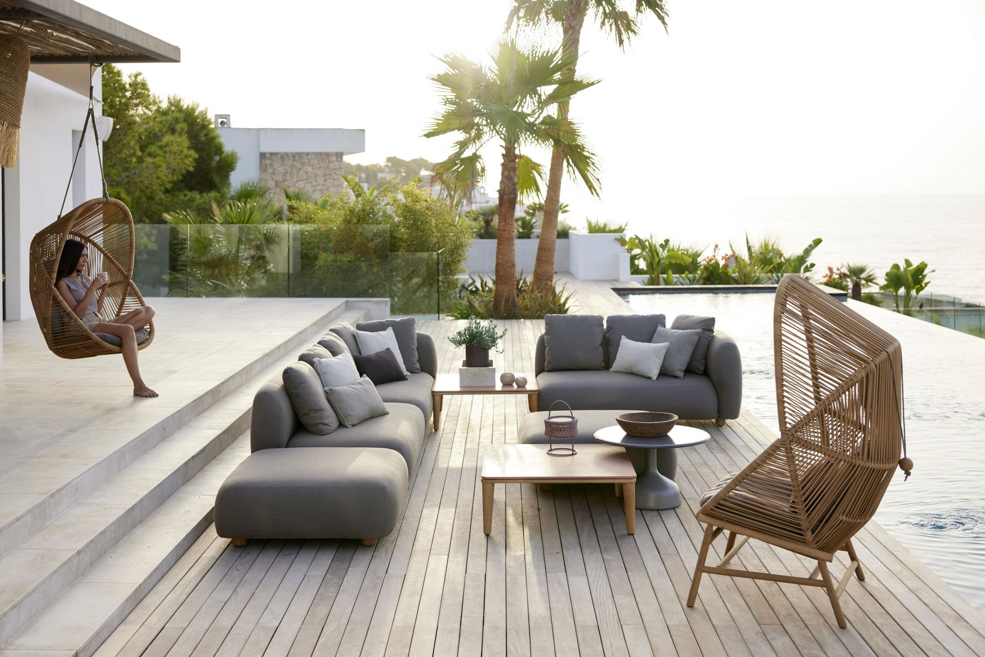 Capture Outdoor 2 Seater Sofa Module Cane-Line