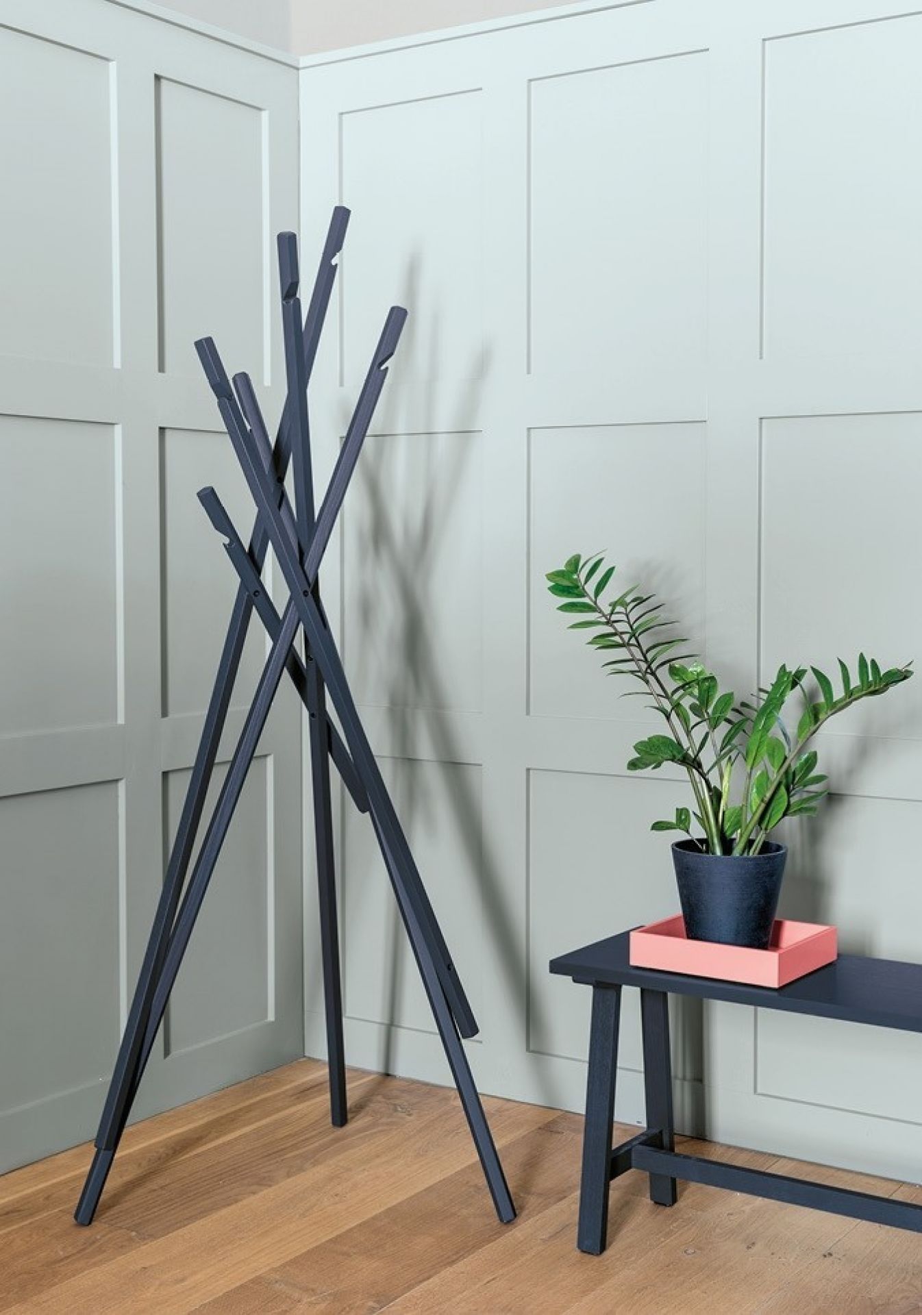 Sticks Coat rack Schönbuch walnut