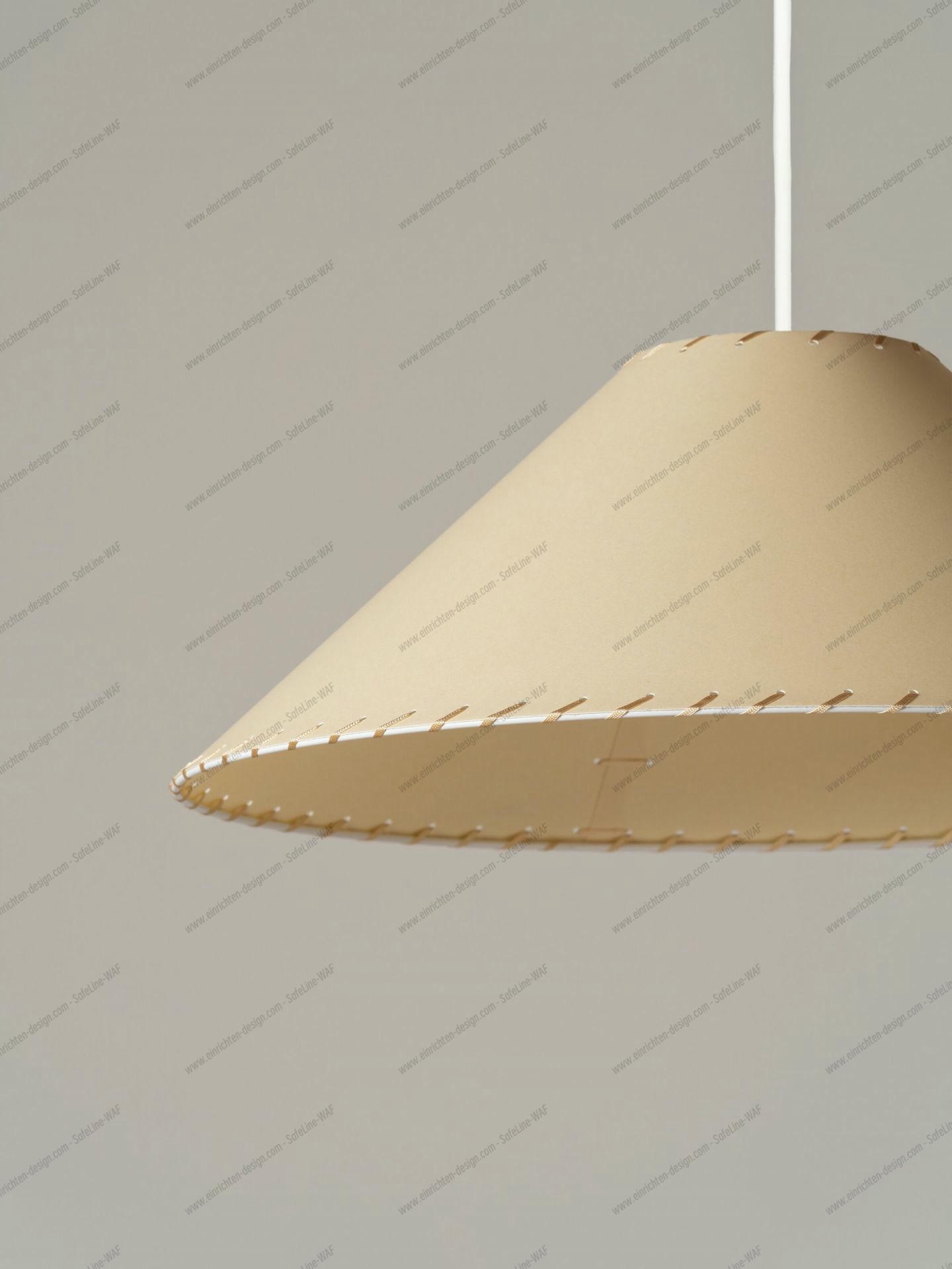 Sísísí cónicas planas MT4 suspension lamp Ø49cm beige Santa & Cole