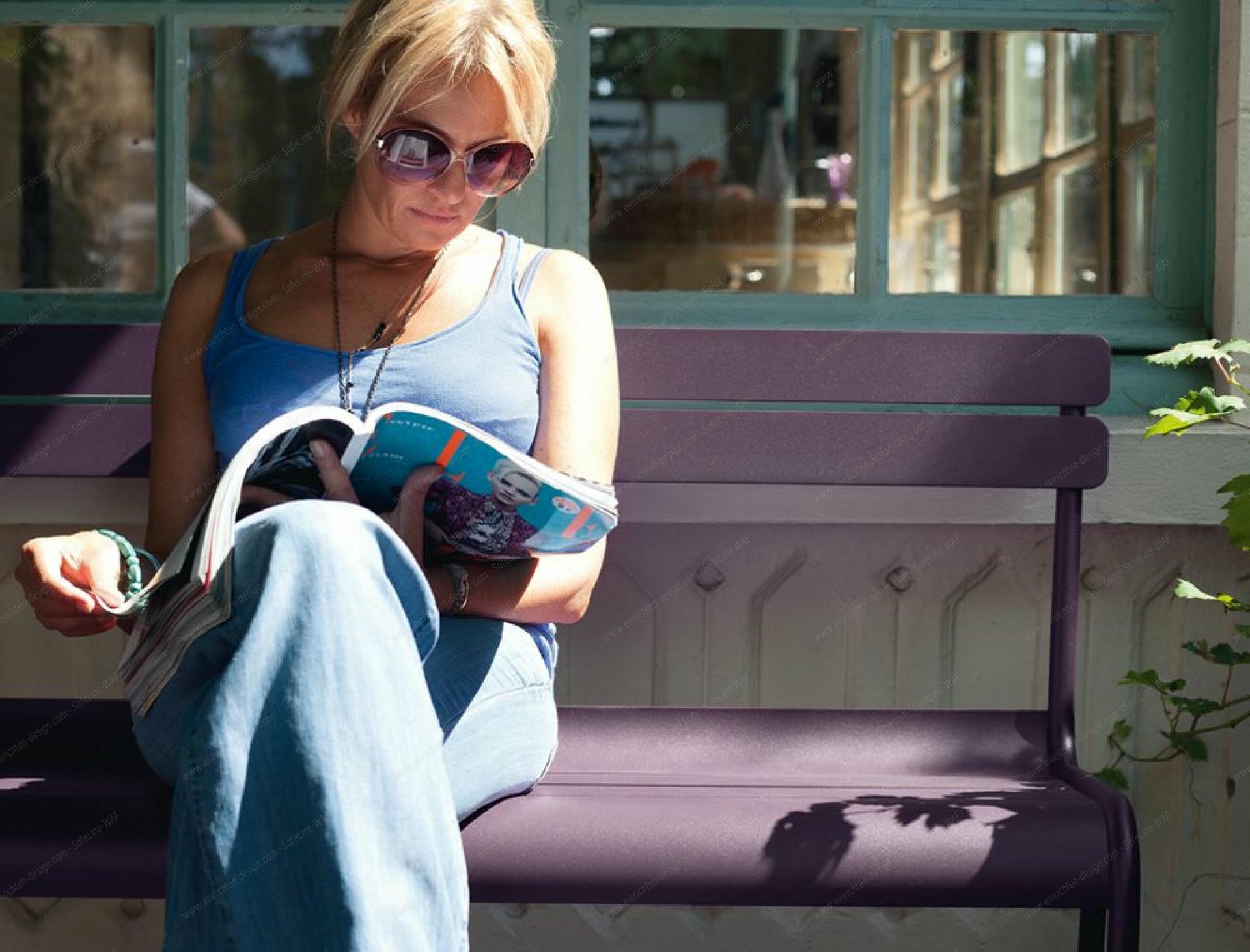 Luxembourg outdoor bench Fermob Luxembourg outdoor bench Fermob