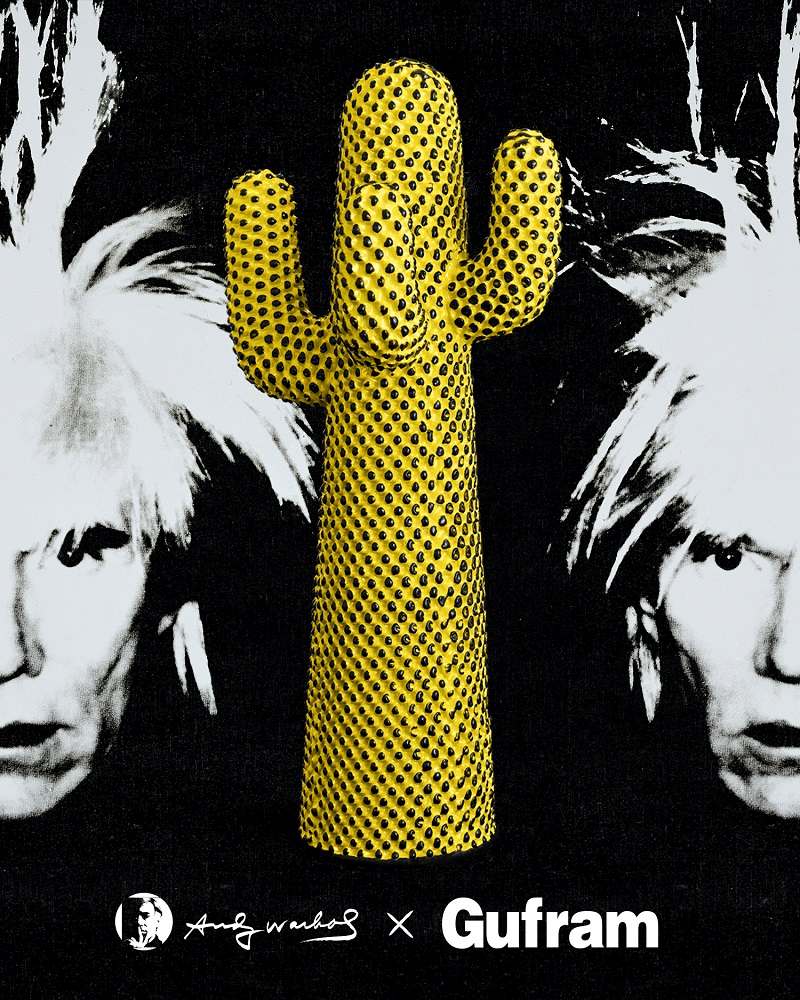 ANDY WARHOL X GUFRAM Andy's Cactus Wardrobe Gufram LIMITED EDITION SINGLE PIECES