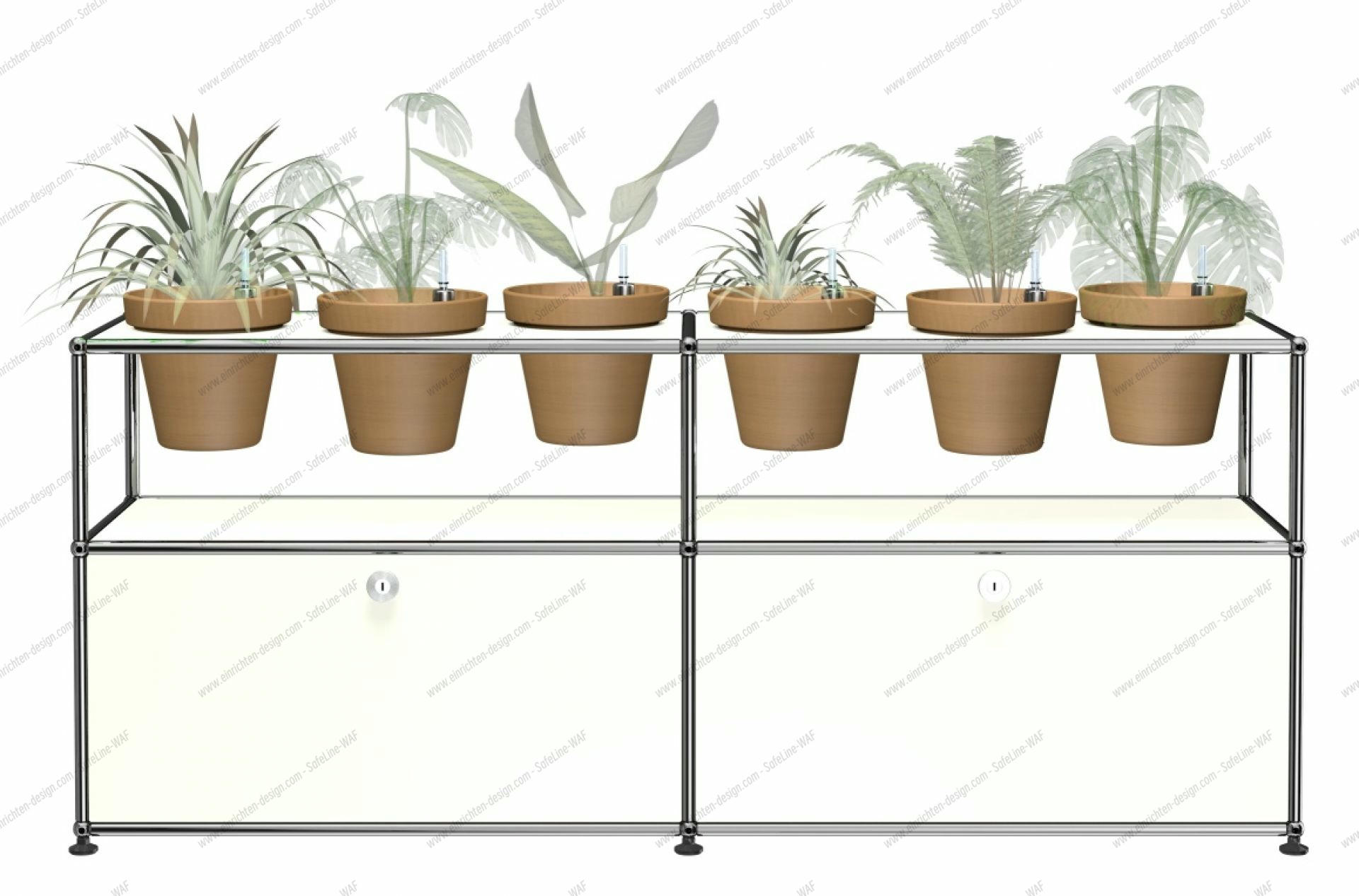 Plant worlds Sideboard Configuration 2 USM Haller Pure white