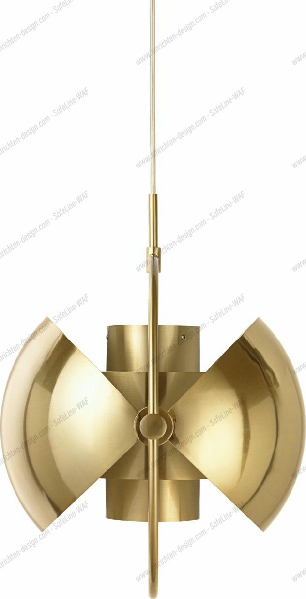 Multi-Lite pendant lamp Brass Gubi