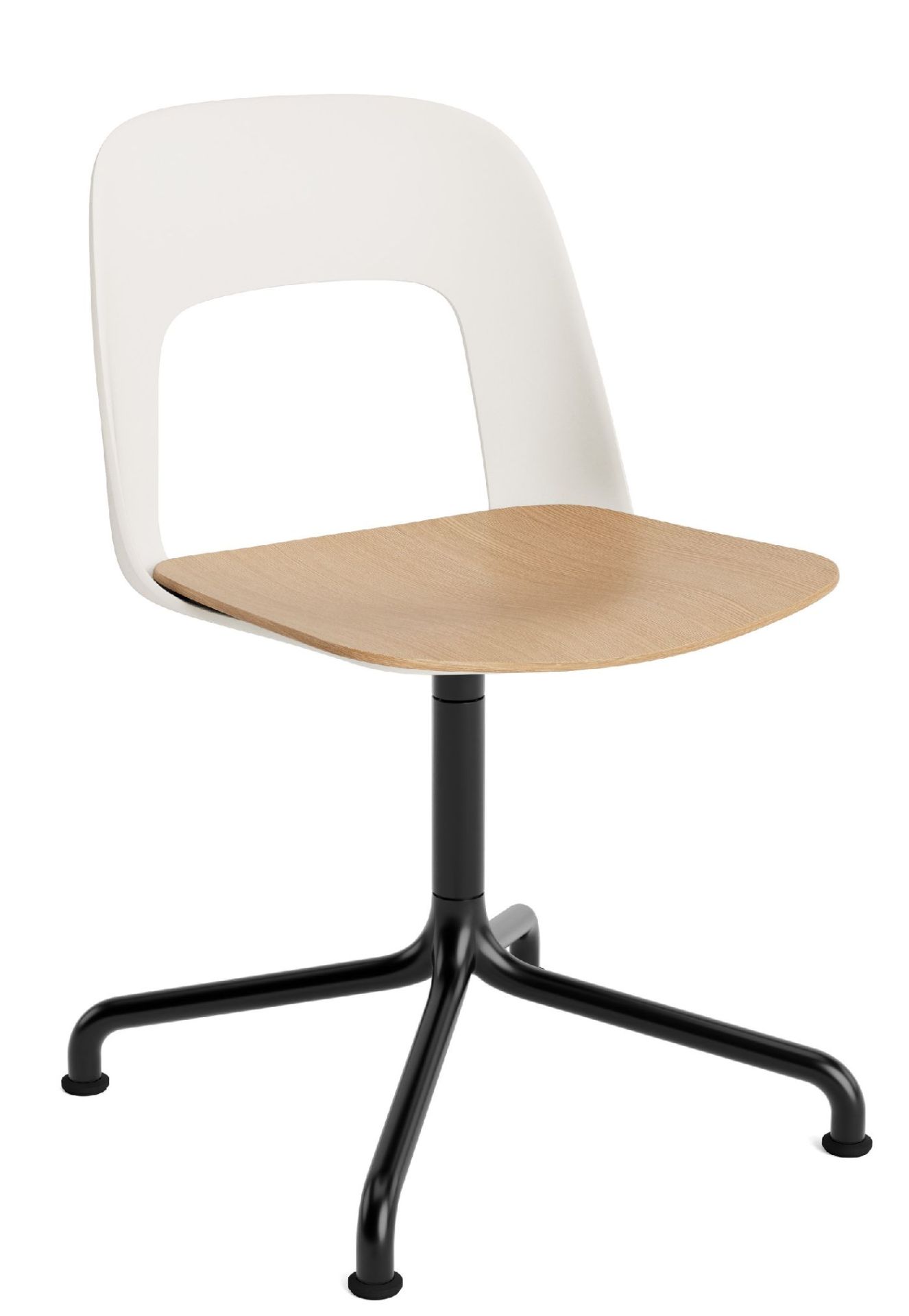 Layout Side Chair 152 4-star swivel chair Hay 