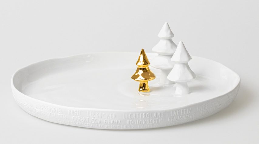 Porcelain stories Plates Fir trees Wheels