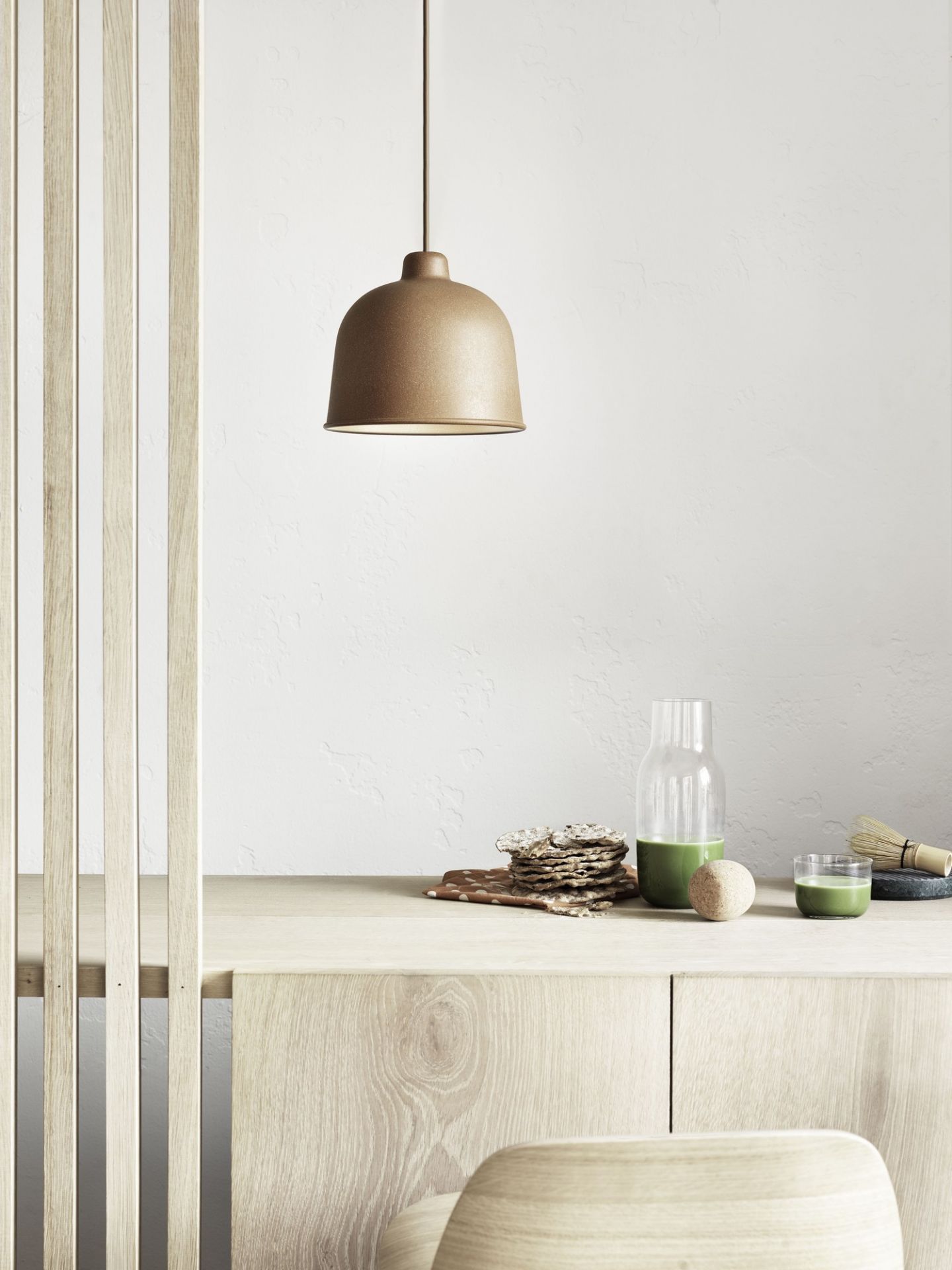 Grain Pendant Lamp Muuto Dusty green