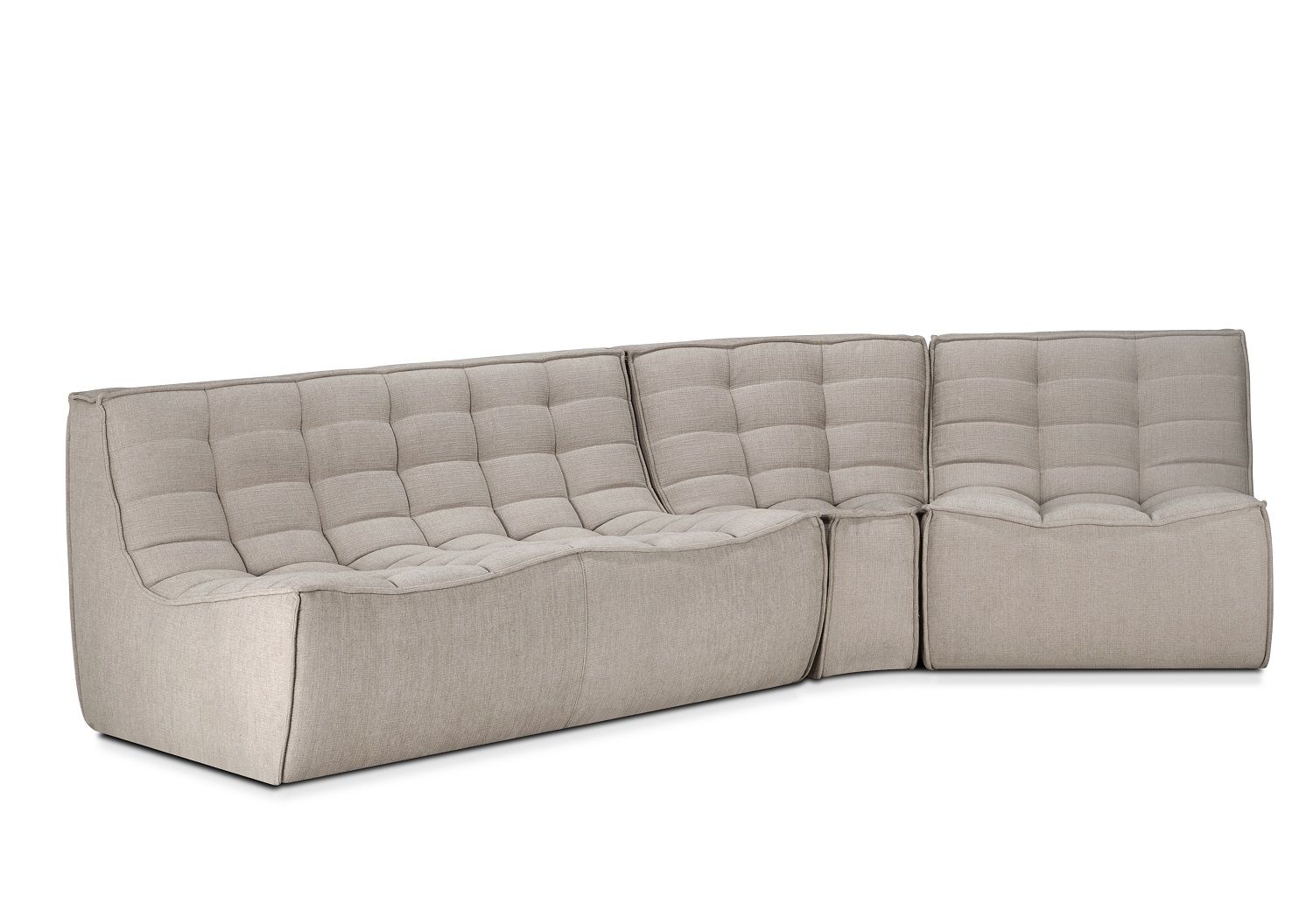 N701 Modular sofa 45° round corner Ethnicraft