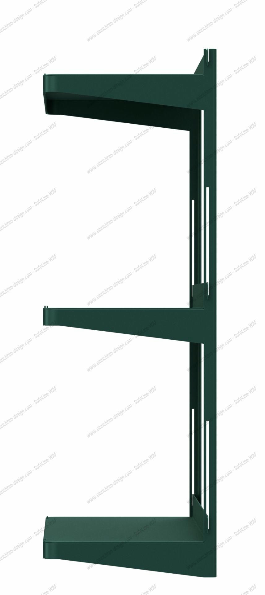Click wall shelf W 71 x D 21 x H 61 cm / DARK GREEN New Tendency SINGLE PIECES