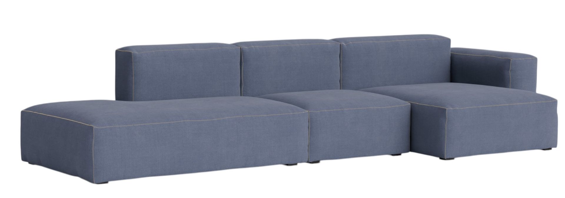 Mags Soft Sofa 3-seater Combination 4 Low Armrest Armrest right Hay 