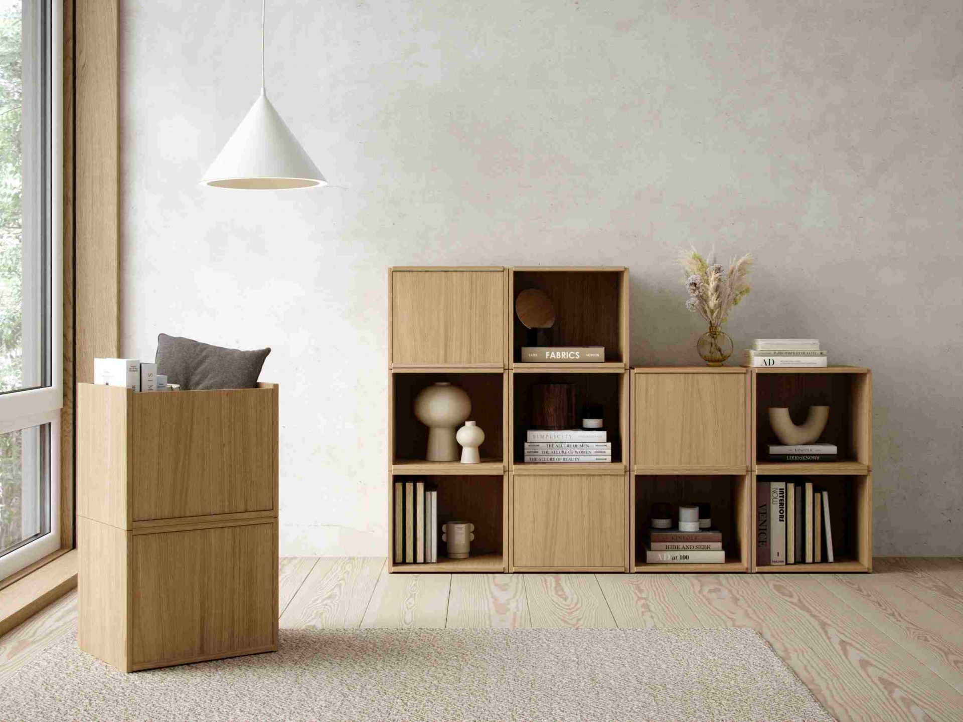 Bricks System F Shelf Woud