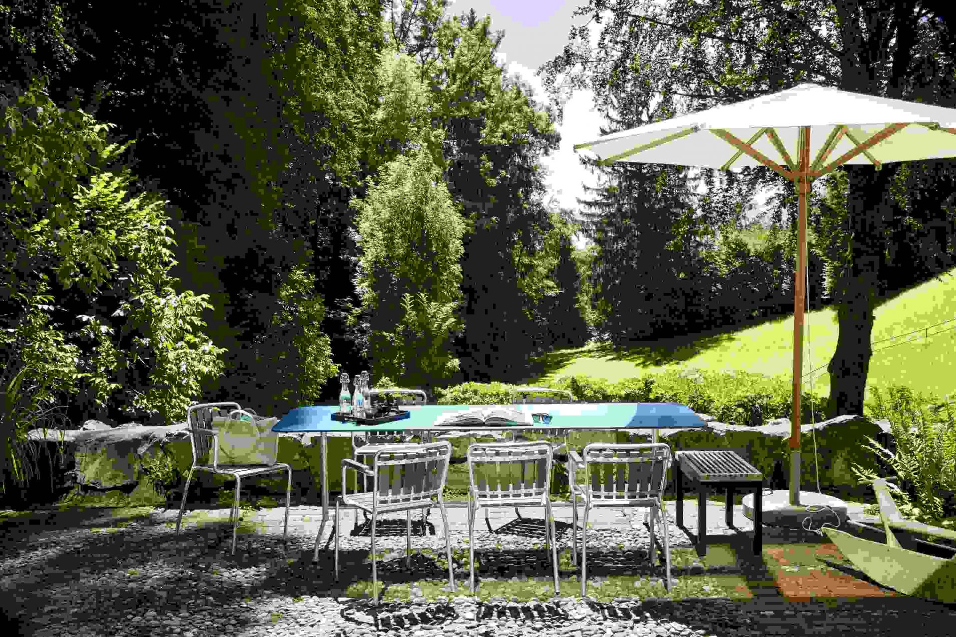 Haefeli outdoor dining table W 160 x D 80 x H 74 cm Embru   