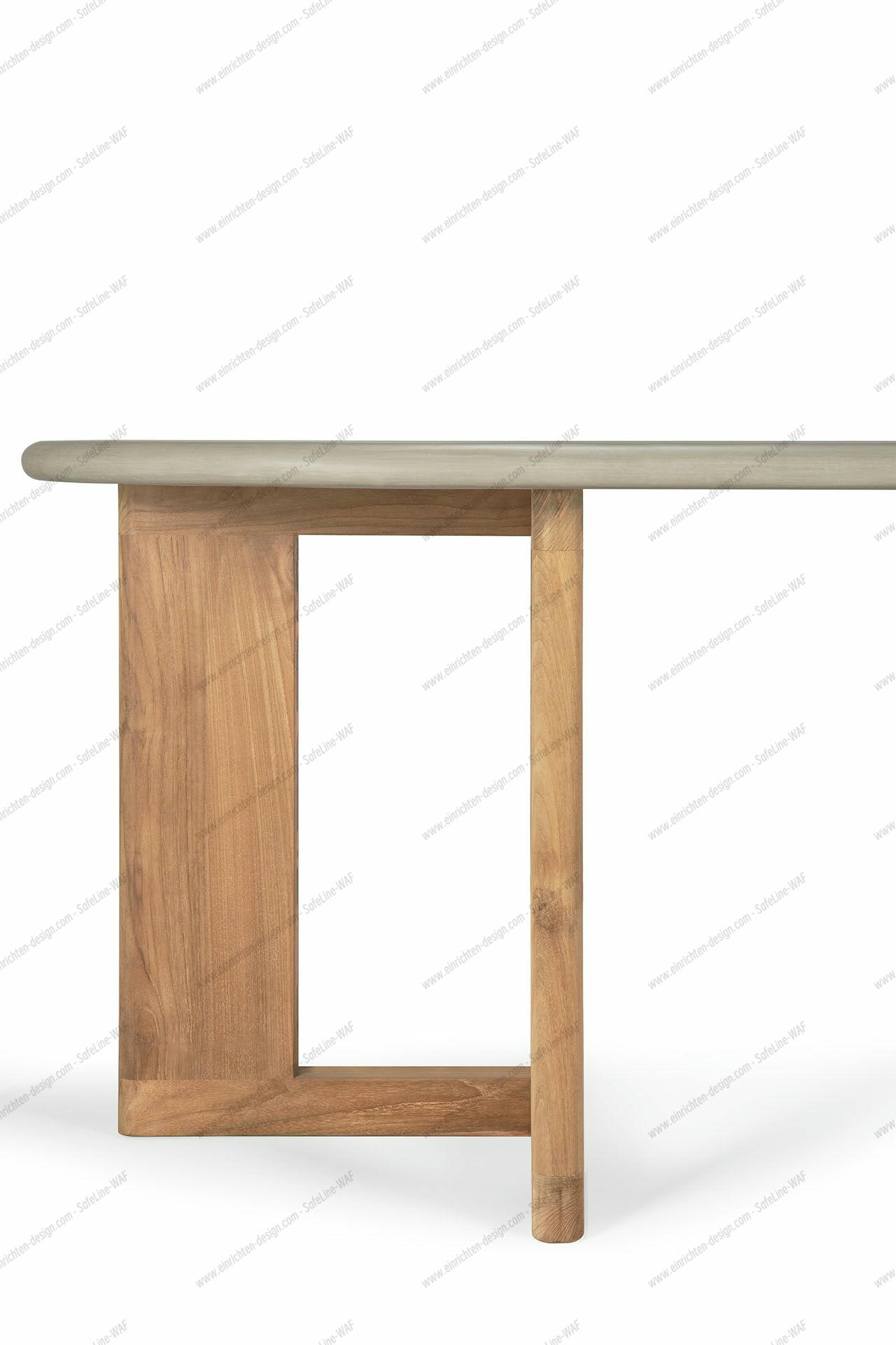 Trestle outdoor dining table Ethnicraft