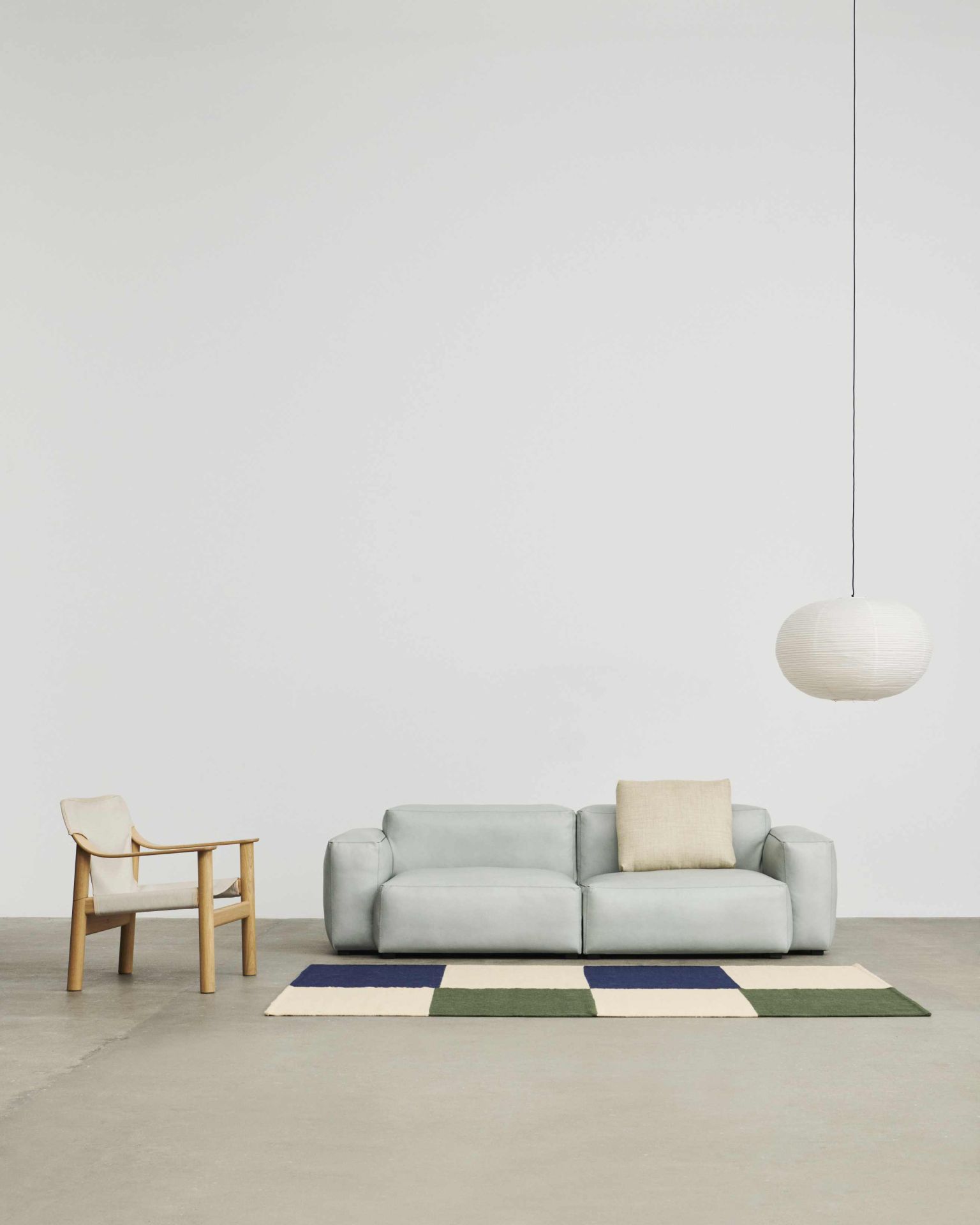 Mags Soft Sofa 2.5 seater Combination 1 Low Armrest Hay