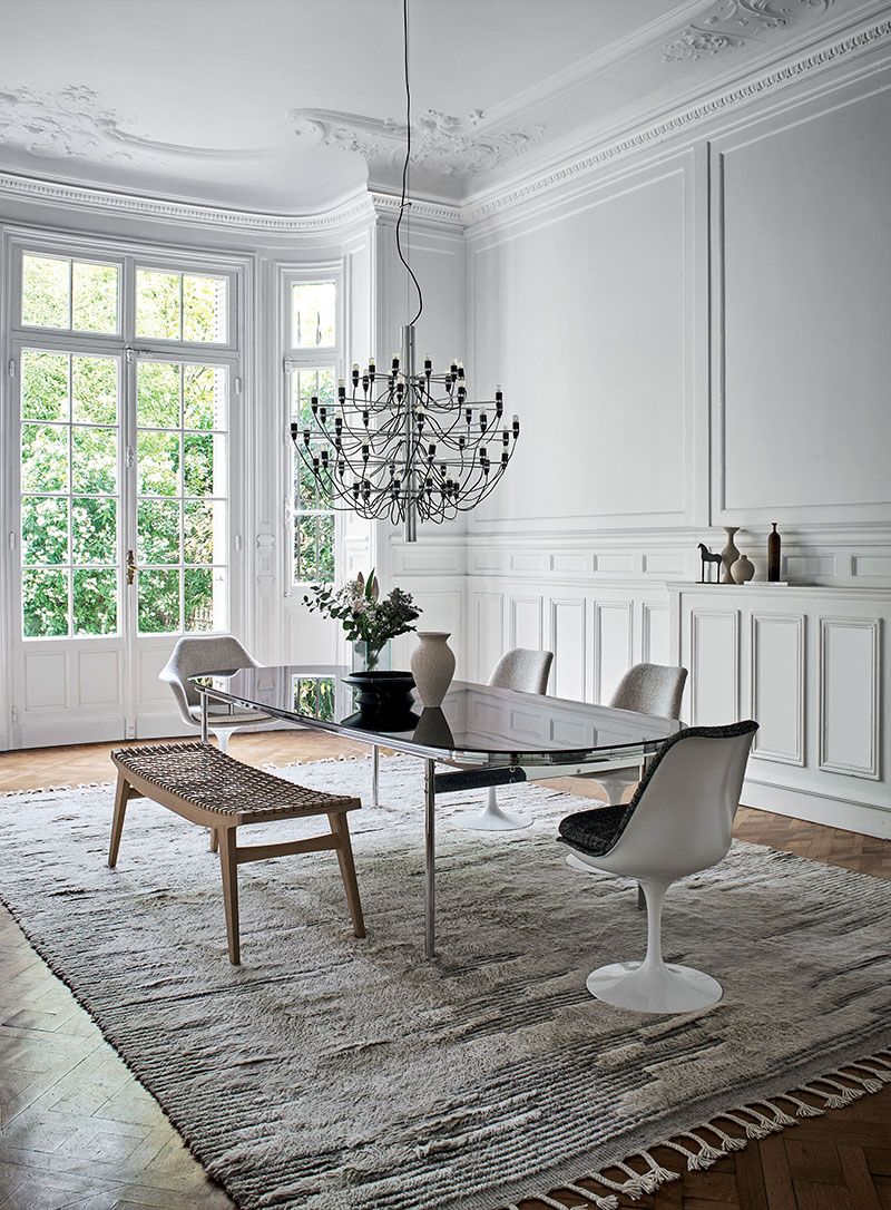 Klismos small Bench W91.5cm Knoll International