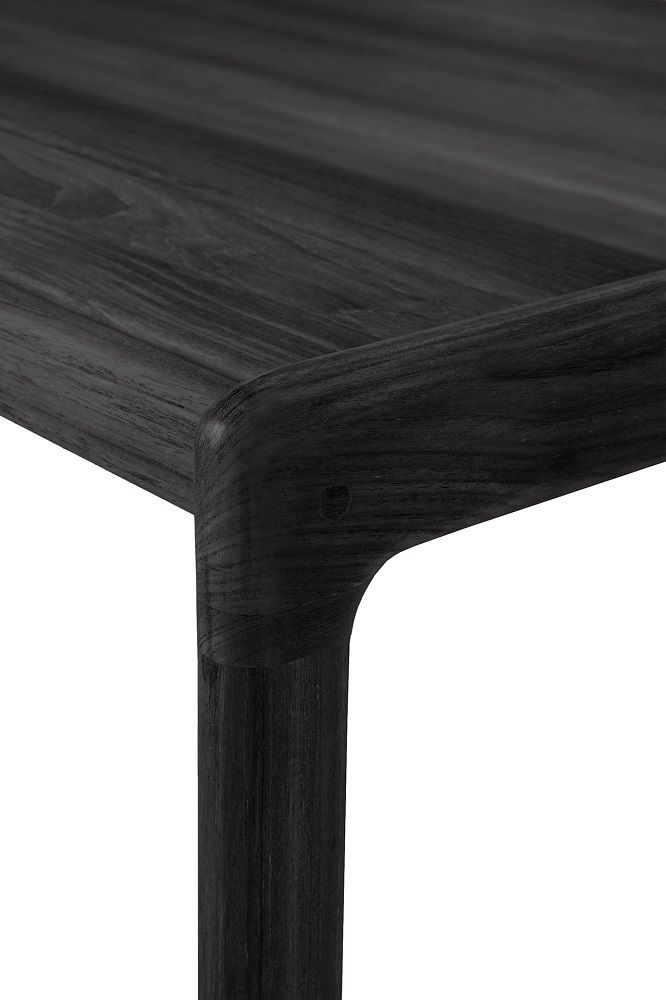 Jack Outdoor Side Table Teak black Ethnicraft