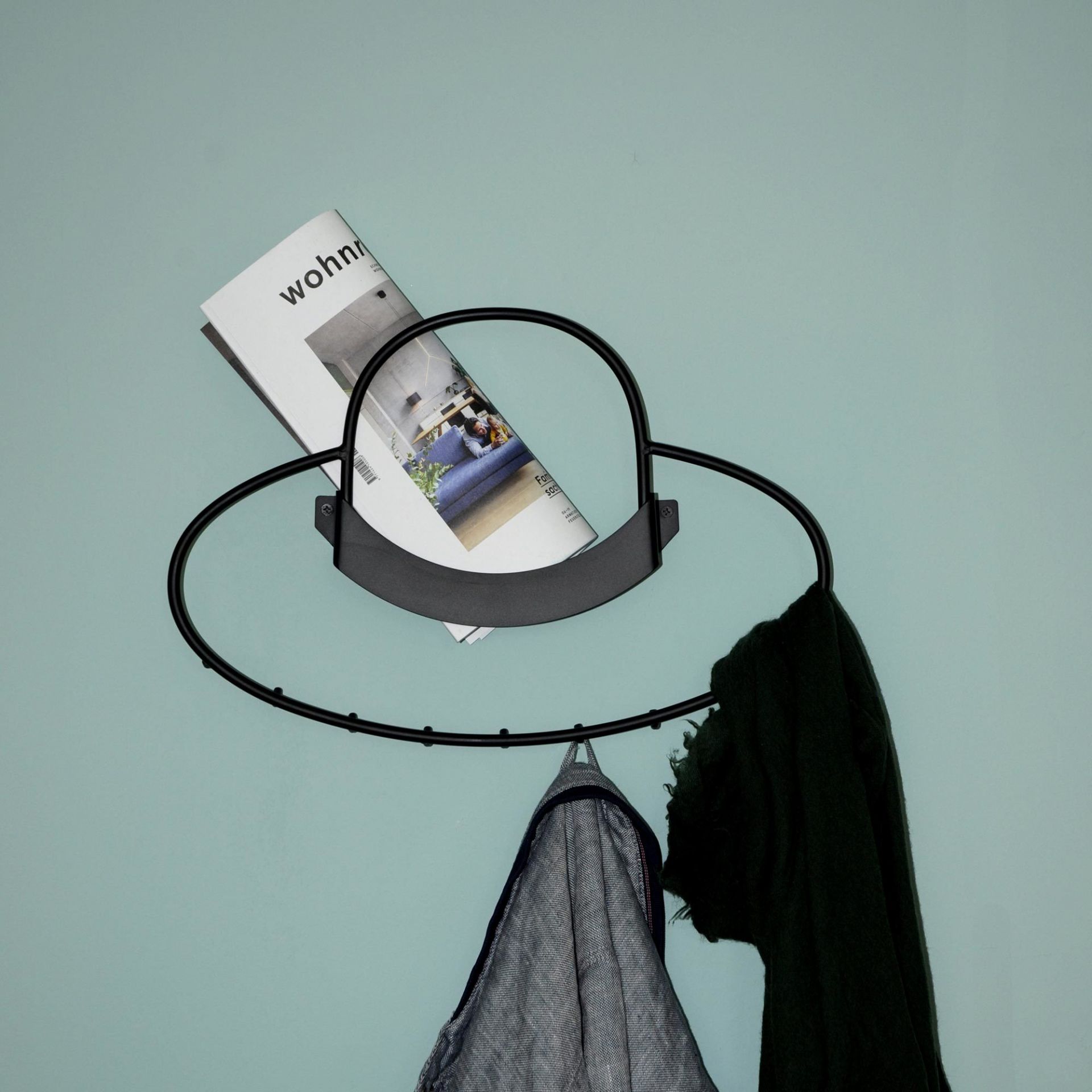 Hat Wall Coat rack with 9 hooks Mox