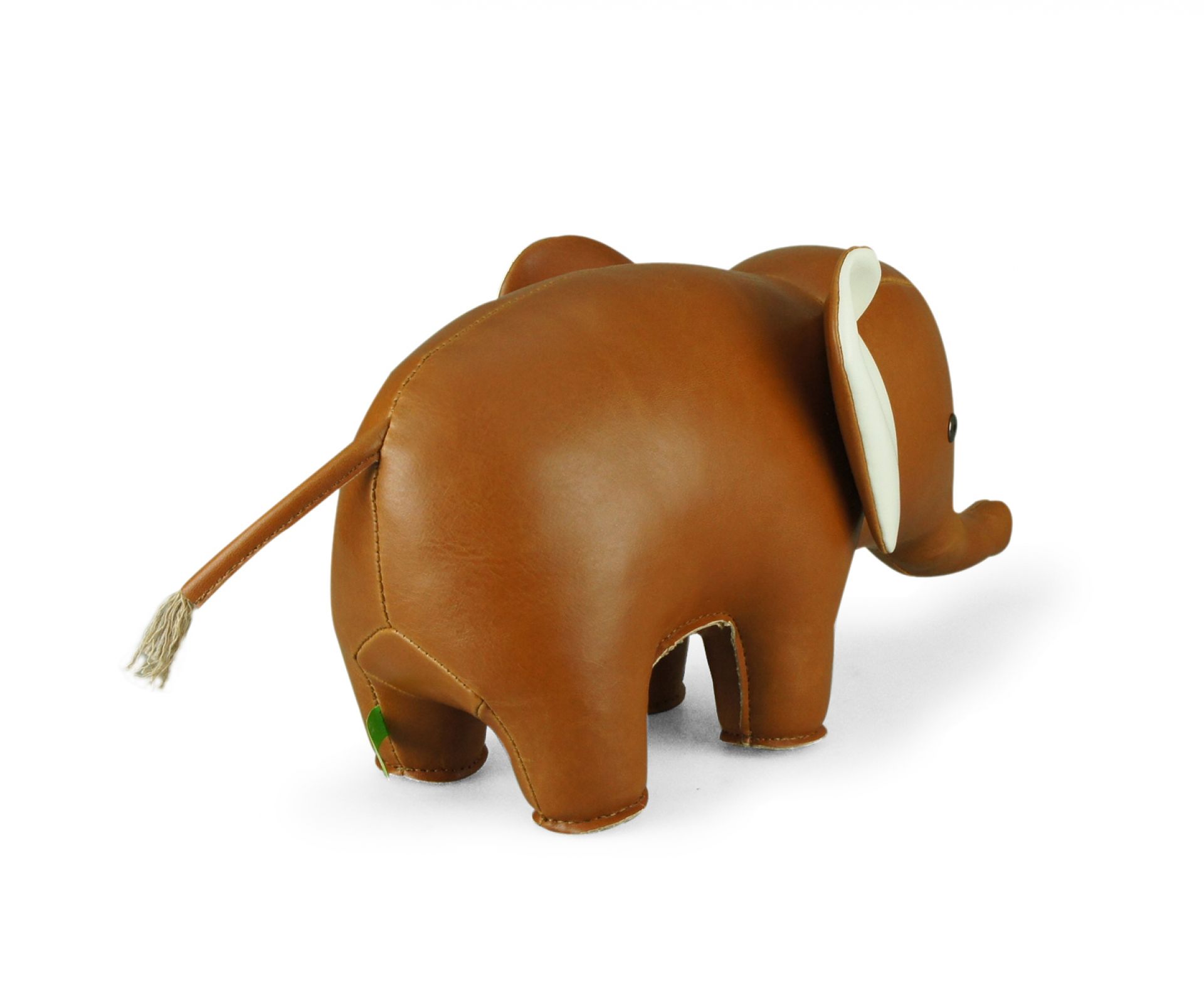 Bookend Classic Elephant Tan/White Züny
