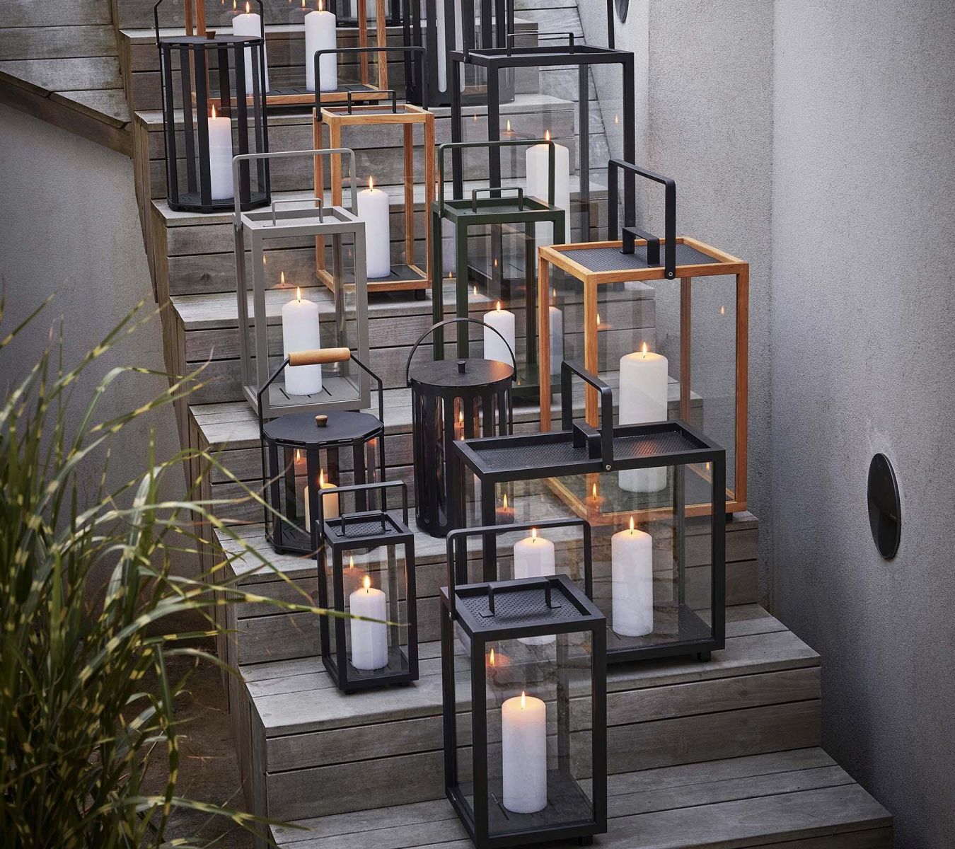 Lightlux Lantern Teak Small Cane-Line