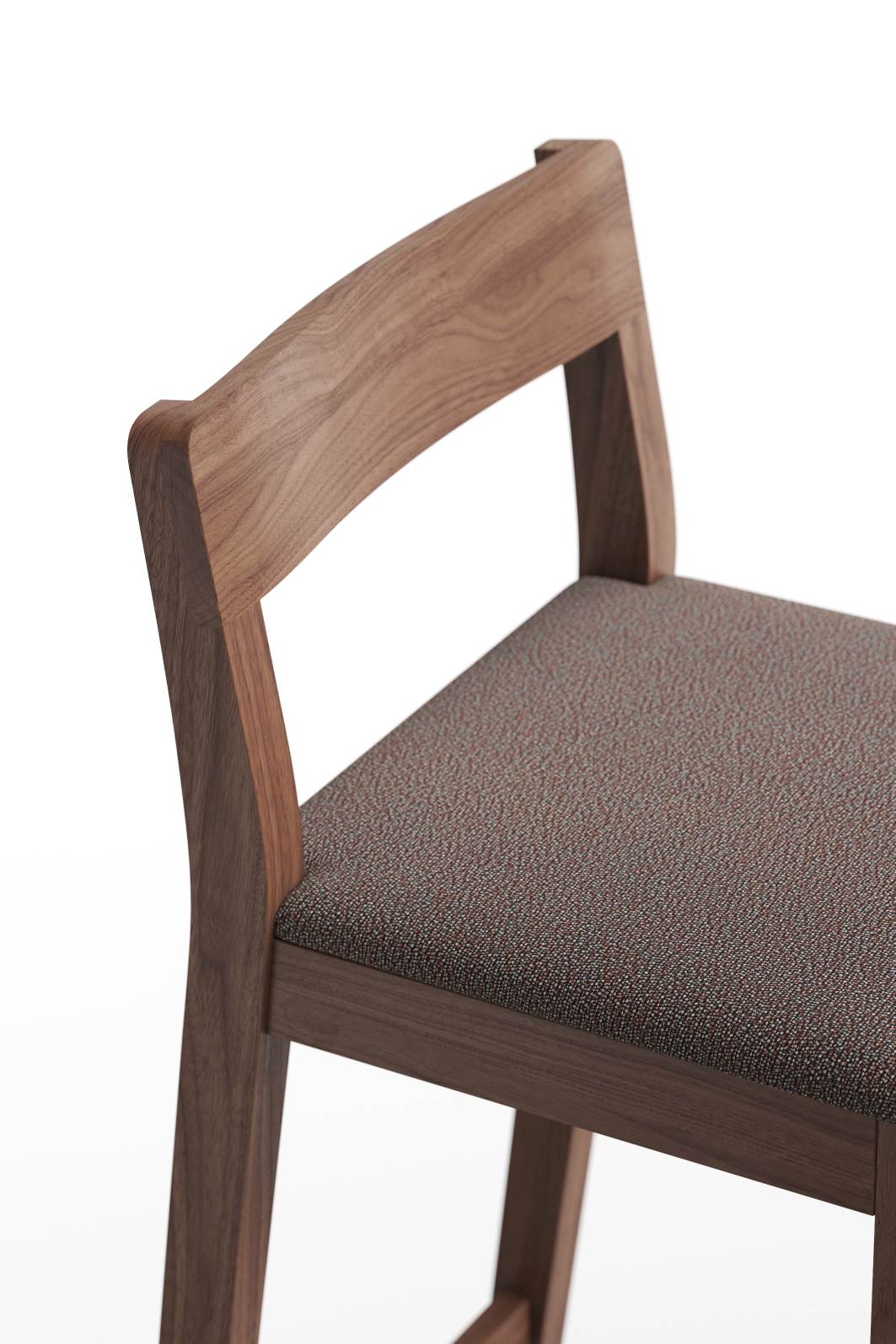 Sit Wood Bar Stool with Seat Cushion Zeitraum Sit Wood Bar Stool with Seat Cushion Zeitraum