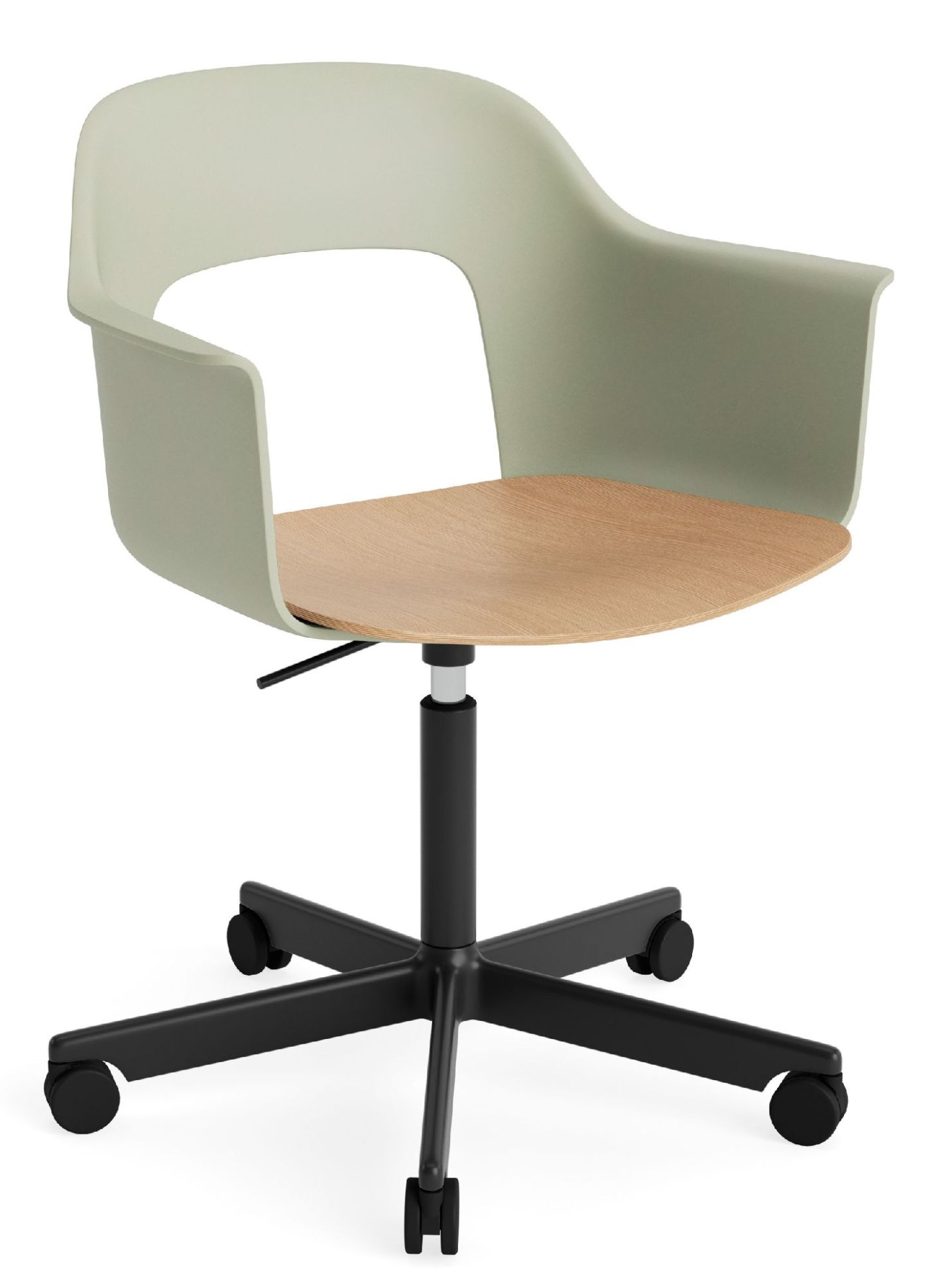 Layout Armchair 242 Armchair 4-star base gas lift with swivel function Hay