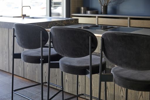 Series 430 Bar Stool Bar stool 75 cm BLACK / REMIX 123 Verpan SINGLE PIECES