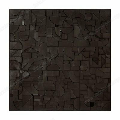 Bricks Wall Art Wood Ethnicraft 