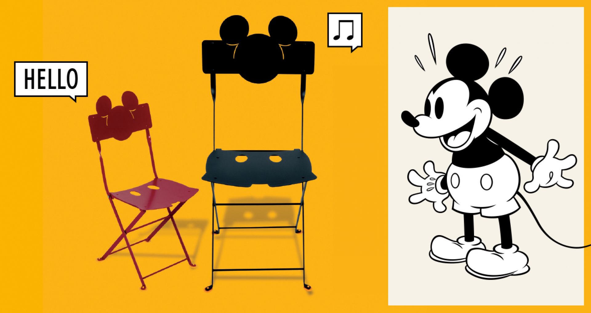 mickey mouse bistro kids chair fermob