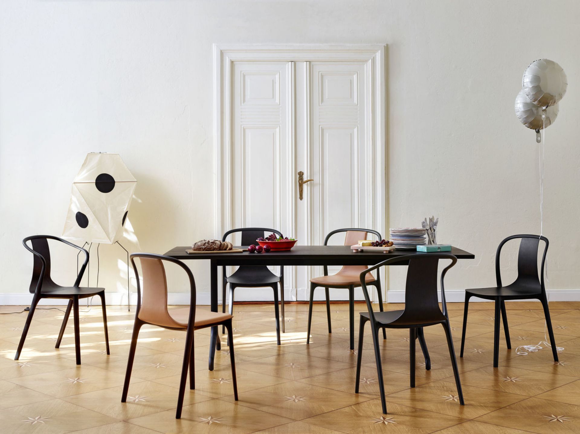 Belleville Chair Wood Vitra