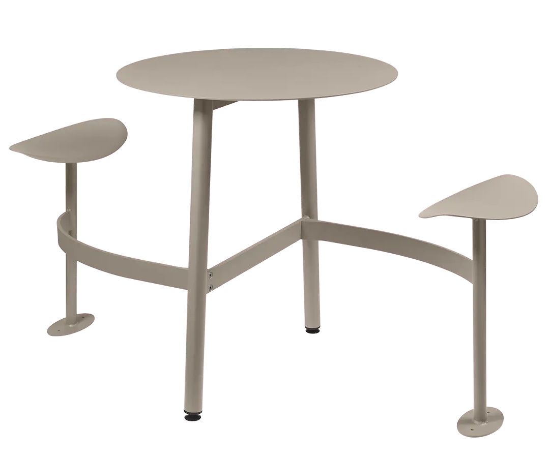 Bolder 2 Seater Table with Seats Outdoor Fermob Bolder 2 Seater Table with Seats Outdoor Fermob