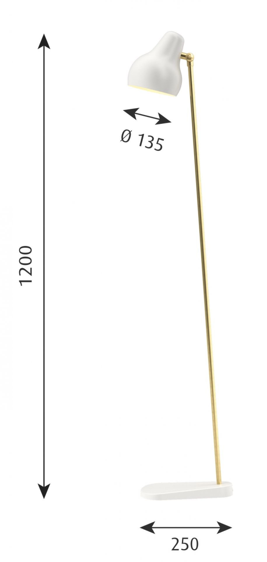VL38 Floor lamp Louis Poulsen